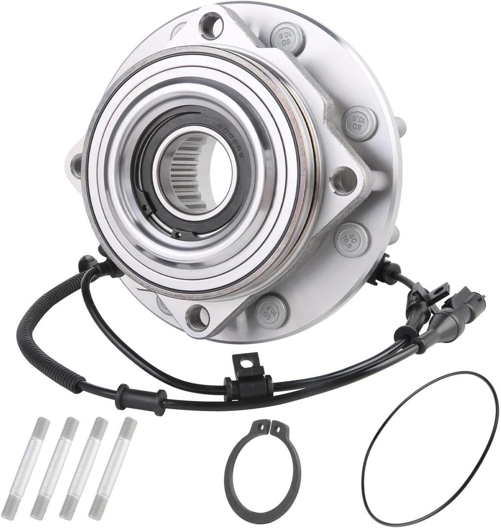 1BP01225AA Wheel Bearing and Hub Assembly Compatible with Front Ford F-250 Super Duty 2010-2005, F-350 Super Duty 2010-2005