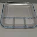 NUTRIUPS Durable Divided Plates 9 inch, 2 -Piece, Divided Dinner Plates Portion Control Plates for Adults Bariatric Diet, Microwave& Dishwasher Safe