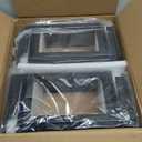 4''x4''Actual 3.5''x3.5'' Deck Post Base Cover Decorative Post Skirt Trim Aluminum Split, 2Pack