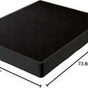 Signature Design by Ashley 10" Mattress Box Spring with Metal Foundation, Sturdy and Durable, Ready to Assemble, Parts and Tools Included, Full, Removable Black Fabric Cover