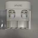 Boperzi Toothbrush Holder Wall Mounted Toothpaste Dispenser Gray Dustproof Cover for Shower Bathroom Set with 2 Toothpaste Squeezers (Not Electric)