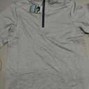 Costa Del Mar men's Off the Grid Quarter Zip Sweatshirt (Small, Deck Gray Heather)