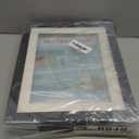 PECULA 2 Packs Kids Art Frame, 8.5x11 Front Opening Kids Artwork Frames Changeable, Holds 100 Drawings Artwork Frames for Kids Art, 3D Picture, Craft Storage, Hanging Wall Decor(Black)