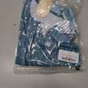 Zeagoo Long Sleeve Shirts for Women Spring Tops Casual Dressy V Neck Blouses Boho Tunic Western Clothes Vacation Outfits (Blue, L)