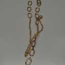 SUOSDEY Gold Silver Waist Chain Belt for Women,Fashion Metal Adjustable Chain Belts for Dresses (Fit for Waist up to 36 inches, 13-gold(oval))