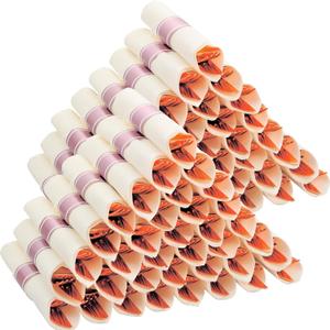 100 Pack Pre Rolled Rose Gold Plastic Silverware Set with Napkins,Disposable Wrapped Heavy Duty Cutlery Set for Wedding Birthday Party-100 Forks,Knives,Spoons,Utensils Set,Plasticware Bulk