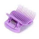 Tbestmax 24 Hot Roller Clips for Hair Curler Claw Clip Replacement Hair Section Styling for Women Girls Purple