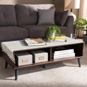 Coffee Table Cloth, Table Cover with Pockets and Tassel,Coffee Grid for Living Room Small Rectangle Tablecloths Washer Dryer Fridge Top Dust Cover,Easy Care Machine Washable (19" x 57" (Rectangular))