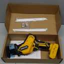 Aenkuto Cordless Reciprocating Saw for Dewalt 20v Max Battery (No Battery), Brushless Motor, 0–3500 SPM 3-Speed Variable, Tool-Free Blade Change, LED Work Light, 4 Blades for Wood/Metal/PVC