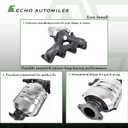 Catalytic Converter Compatible with Hyundai Elantra 2004-2012 2.0L, Tiburon 2007-2008, Kia Soul 2010-2011, Spectra 2004-2009 2.0L (EPA Compliant)