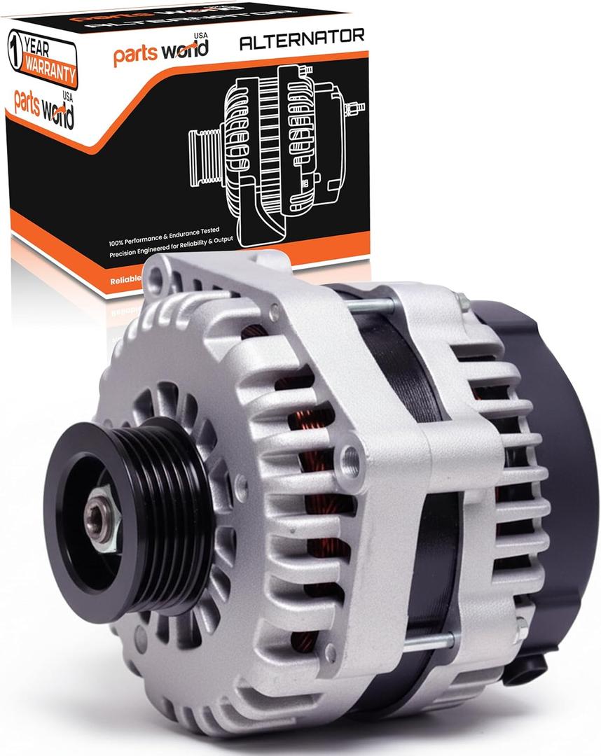 8302N 6G2 PowerForge 145A Alternator Compatible with Chevy Silverado 1500 Tahoe Suburban 07-09 GMC Sierra Canyon 07-09 Cadillac Escalade 07-10 | 6.2L 5.3L 6.0L 4.3L | ADR0373 15093929 15905872