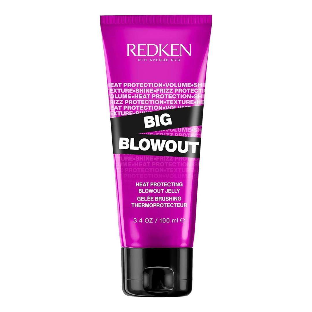 Redken Big Blowout Heat Protection Jelly Serum - For All Hair Types, Volume For Fine Hair, Blowdry Gel (3.38 Fl Oz (Pack of 1))