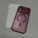 Vansdon for iPhone 17 Pro Max Case, Compatible with MagSafe, Magnetic Translucent Matte Slim Protective Cover with 1 Screen Protector - Military-Grade Drop Protection (WineRed)