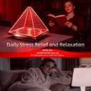 670nm Red Light Sleeping Lamps, Dimmable Red Lamp for Bedroom Bedtime