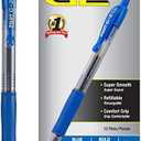 Pilot, G2 Premium Gel Roller Pens, Bold Point 1 mm, Pack of 9, Blue