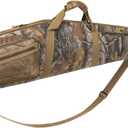 RAVOINCC Rifle Case Soft Shotgun Cases - Water Resistant Gun Carry Bag for Scoped Rifles with 3 Accessory Pockets Adjustable Shoulder Strap Length in Camouflage 52 Inch
