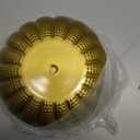 2 PCS Gold Vases for Centerpieces, 4 Inch Compote Vase Small Vintage Decorative Metal Vase Wedding Table Centerpieces for Wedding Birthday Party Anniversary Event Home Decorations