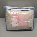 Smoofy Fluffy Twin Comforter Set, Faux Fur Comforter Set, Luxury Fuzzy Twin Bedding Set, Soft Shaggy Bed Set for All Season, 2 Pieces - 1 Comforter & 1 Pillowcase, Khaki