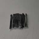 10 Pack Small Ice Tongs Sugar Tongs, Stainless Steel Mini Serving Appetizers Tongs for Party Coffee Tea Bar Kitchen (Black)