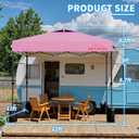 12x12 Pop Up Canopy, Easy Up Canopy Tent, Pink