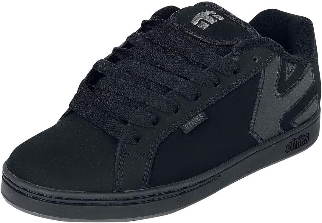 etnies Men's Fader Skate Shoe (11.5, Black Dirty Wash)