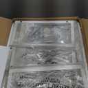 UNITSTAGE Shoe Rack for Entryway, 5 Tier Shoe Organizer with 2 Non-Woven Drawers, Metal Storage Shoe Shelf for 16-20 Pairs of Shoes, with Wooden Top and Steel Frame, Shoe Stand for Closet Greige