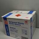 Basic Medical Blue Nitrile Exam Gloves, Latex-Free & Powder-Free Food-Safe House Cleaning Disposable Glove (1000 Pcs), M