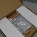 Rose Gold Makeup Mirror, Small Standing Vanity Desk Mirror Decorative Ornate Arched Desk Mirror with Carved Wood Frame, for Bedrooms,Living Rooms Table Top and Salon 11.8" x 9.6"