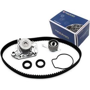 Timing Belt Kit Water Pump w/Gaskets Tensioner Fits 1996-2000 For Honda Civic 1.6L SOHC D16Y5 D16Y7 D16Y8 16 Valve