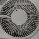 HOLMES 9" Twin Digital Window Fan, Reversible Airflow Blades, In/Out Exchange, 3 Speeds, Built-In Extender Panels, Ideal for Home, Bedroom or Office, Remote Control, White