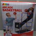 JOYIN Arcade Basketball Game Set with 4 Balls and Hoop for Kids 3 to 12 Years Old Indoor Outdoor Sport Play - Easy Set Up - Air Pump Included - Ideal for Competition