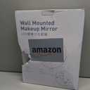 Wall Mounted Lighted Makeup Mirror, 8 Inch Double-Sided 1X 5X Magnifying Mirror for Bathroom, 11'' Extendable Arm, 360 Swivel, Touch DimmableLED Lights, Powered by Plug in, Chrome