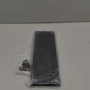 Black Mail Slot Stainless Steel 13 x 4 inches for Almost Any Door (Slot Size 9,8 x 2 inches) | Set with Front and Rear Piece and Screws | Easy Installation and Long Lasting | Stainless Steel