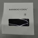 2 x BAMBOO COOL Womens Period Underwear Light Flow High Waisted Leakproof Postpartum Maternity Panties Soft Breathable,3 Pack (Black, S)