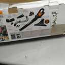 WORX WG545.9 20V Cordless Leaf Blower, Electric Blowers for Lawn Care with 120 MPH & 2.7 Lbs, Long Nozzle Design for Narrow Spaces with Cleaning Attachments, Battery & Charger Not Included