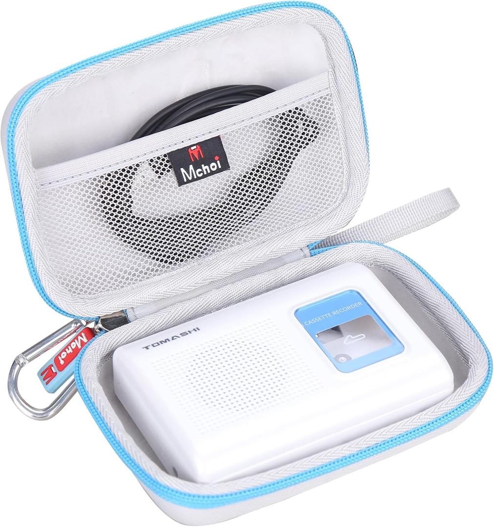 Mchoi Hard Storage Case Fits for TOMASHI Portable Cassette Player Tape Recorder Walkman, Case Only