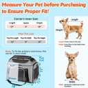 Petskd Top-Expandable Pet Carrier 18x11x11 Inches Delta American United Airline Approved, Soft-Sided Carrier for Small Cats and Dogs with Locking Safety Zippers and Anti-Scratch Mesh(Grey)