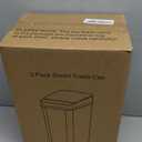 Bathroom Trash Can with Lid, KOEYLE 2 Pack, 2.2 Gallon Automatic Touchless Garbage Can, Small Motion Sensor Smart Trash Can, Slim Waterproof Trash Bin for Bedroom, Bathroom, Office, Living Room (Black)