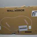 Black Asymmetrical Wall Mirrors Irregular 20×36 Inch Abstract Mirror