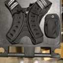 ZELUS Weighted Vest, 6lb Weight Vest with Reflective Stripe for Workout, Strength Training, Running, Fitness, Muscle Building, Weight Loss, Weightlifting