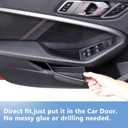 Car Door Storage Box Phone Tray Compatible with BMW 1 2 Series F40 F44 2020-2024 Armrest Phone Container Door Organizer Handle Pocket ABS Tray Insert Glove Pallet (Front Door)