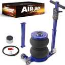 maXpeedingrods 3 Ton (6600 lbs) Air Jack Low Profile Pneumatic Jack, Lifting Range 4.72" to 14.17", with 3.15" Extension Adjustable Handle, Low Enough for Sports Cars Sedan Coupe Wagon