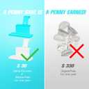 3 x FireAnt Silicone Salt Pads Refills Compatible with Navage Nasal Care, Reusable Saline Pods Replacement Accessories, Easy Operation (12 Pack - White 6 + Blue 6)