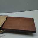 Axeman Floating Shelves, 8 Inch Deep Modern Solid Wood Wall Shelves for Storage, Wall Mounted Display Shelving with Invisible Heavy-Duty Metal Bracket, 48" W x 8" D x 1.6" H, Walnut