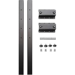 SOTECH Table Top Extension 600 x 40 x 40 mm Black Interlocking Fitting for Dining Table Extension Tray Office Conference Table
