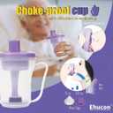Dysphagia Regulating Drinking Cup for Swallowing and Disorders People,Dispenses 5cc or 10cc of Liquid Each Time,Helps to Prevent Choking