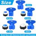 28 pcs Faucet Aerators with 5 Pcs Faucet Aerator Key Aerators Replacement Inserts for Sink M16.5 18.5 21.5 24 mm for Bathroom or Kitchen