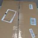 Plastic Wall & Ceiling Access Panel, 14 x 14 Inch, Reinforced Hinged, Removable, White