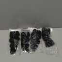 Deep Wave Human Hair bundles 10 Inch 12A Grade Brazilian Hair 100% Virgin Weave Bundles Human Hair for Black Women (10'' 10'' 10'' 10'') (Natural Color)