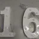 Decorative Led Light Up Numbers, 16th Birthday Decorations, Warm White Led Numbers Lights, Lighted Marquee Number Sign for Sweet 16th Party Decor